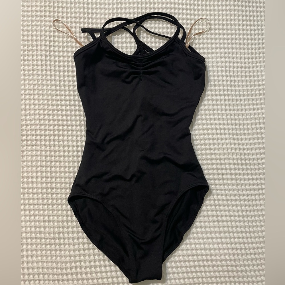 Black Girl’s Dance Leotard So Danca, size youth JR